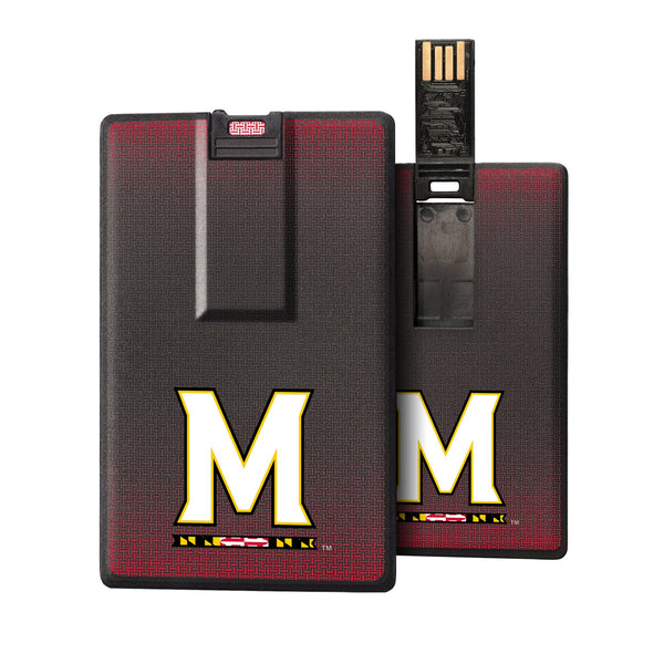 Maryland Terrapins Linen Credit Card USB Drive 32GB