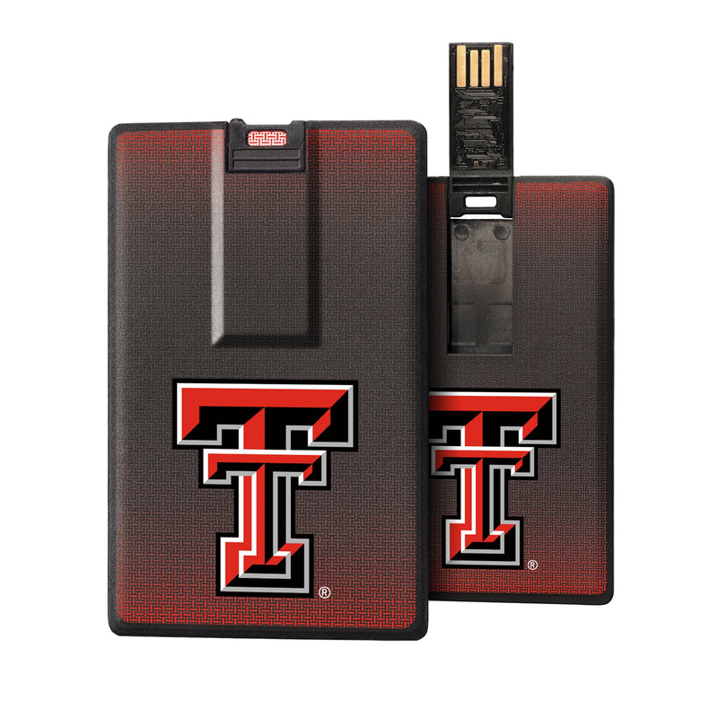 Texas Tech Red Raiders Linen Credit Card USB Drive 32GB