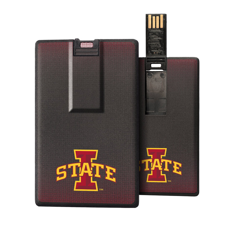 Iowa State Cyclones Linen Credit Card USB Drive 32GB