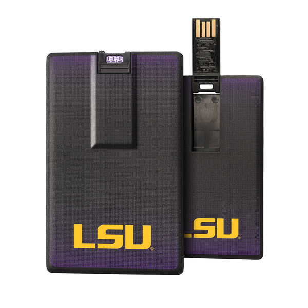 Louisiana State University Tigers Linen Credit Card USB Drive 32GB