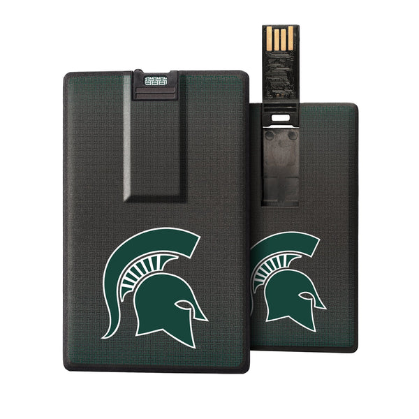 Michigan State Spartans Linen Credit Card USB Drive 32GB