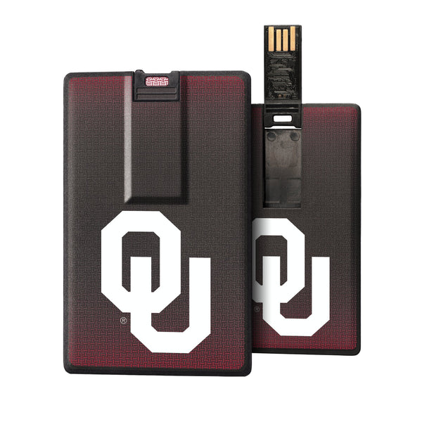 Oklahoma Sooners Linen Credit Card USB Drive 32GB