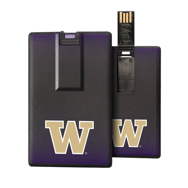 Washington Huskies Linen Credit Card USB Drive 32GB