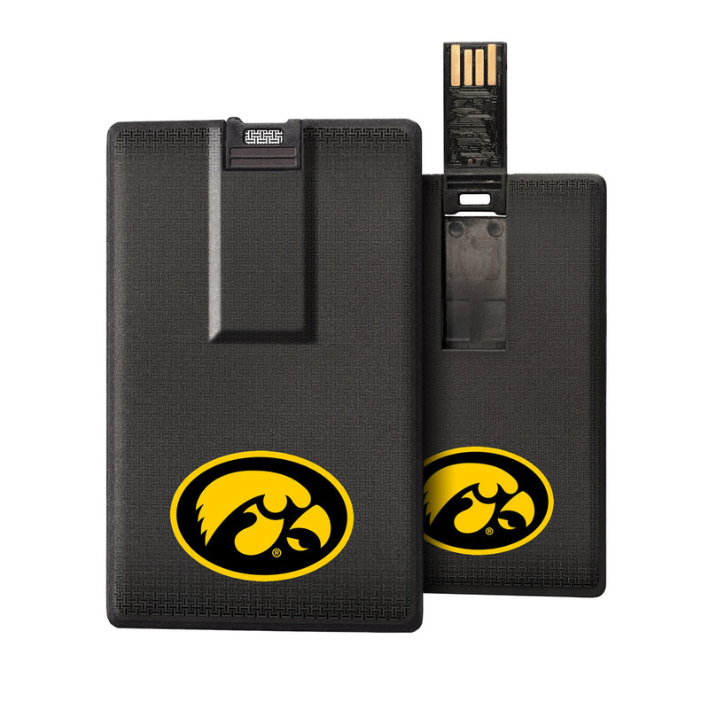 Iowa Hawkeyes Linen Credit Card USB Drive 32GB