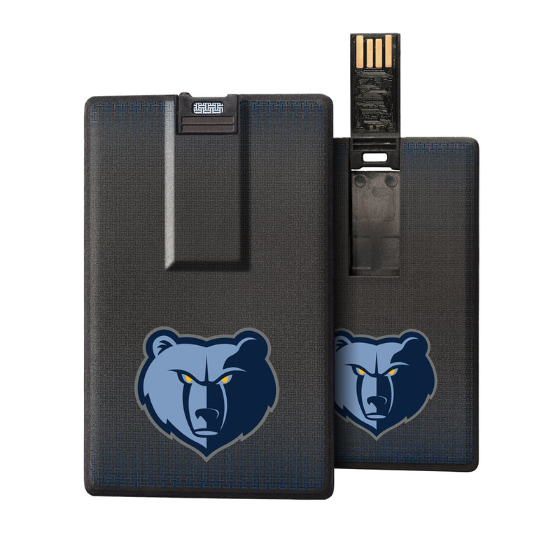 Memphis Grizzlies Linen Credit Card USB Drive 32GB