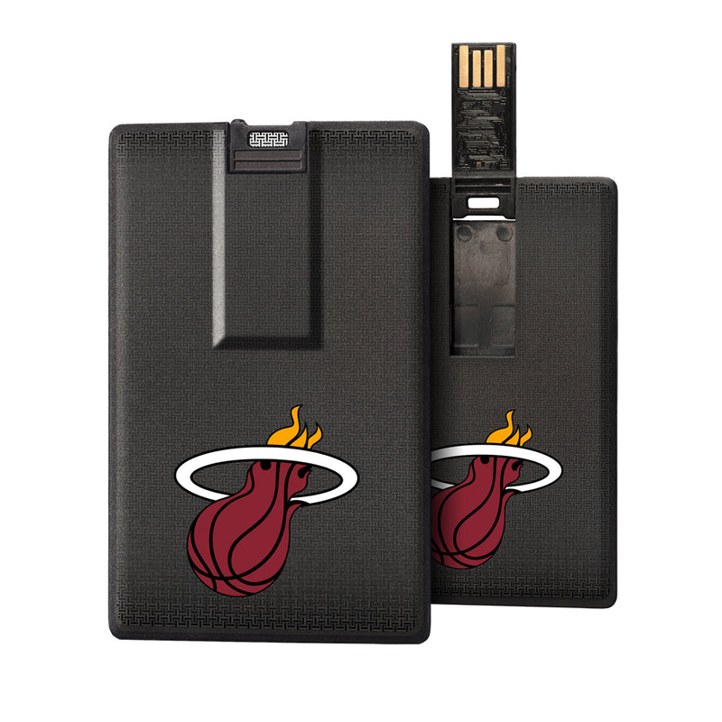 Miami Heat Linen Credit Card USB Drive 32GB