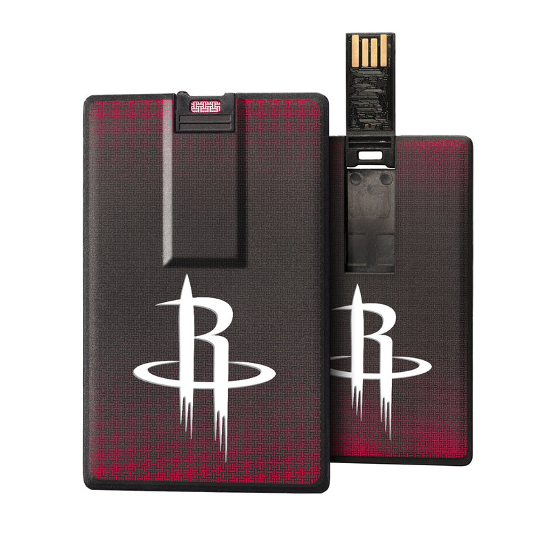 Houston Rockets Linen Credit Card USB Drive 32GB