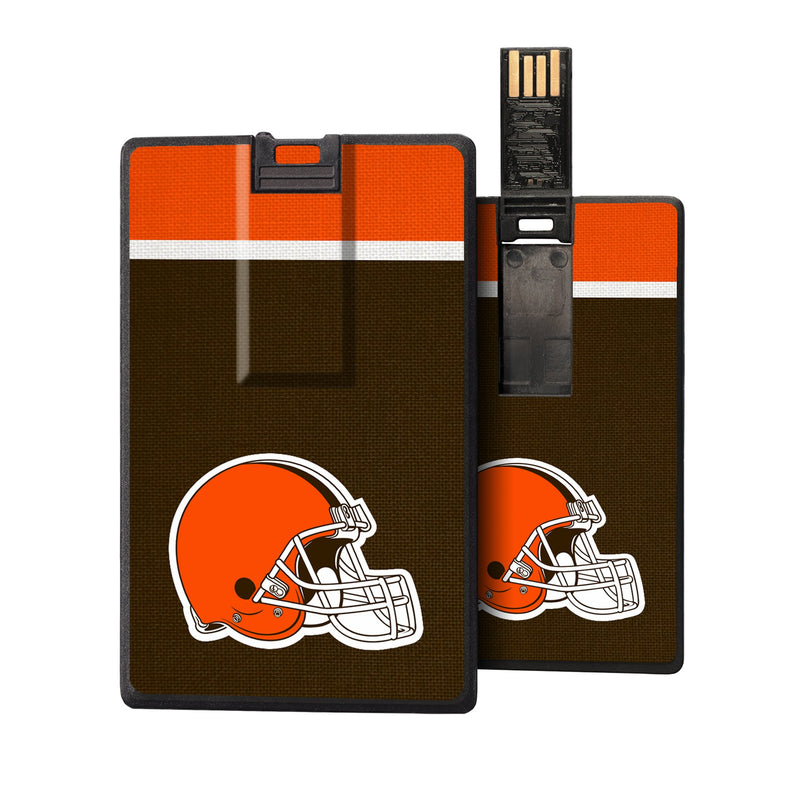 Cleveland Browns Stripe Credit Card USB Drive 32GB