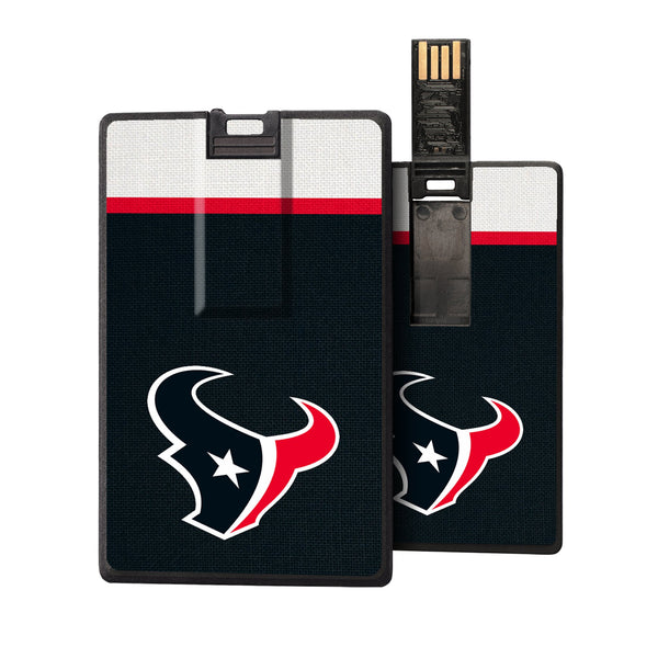 Houston Texans Stripe Credit Card USB Drive 32GB