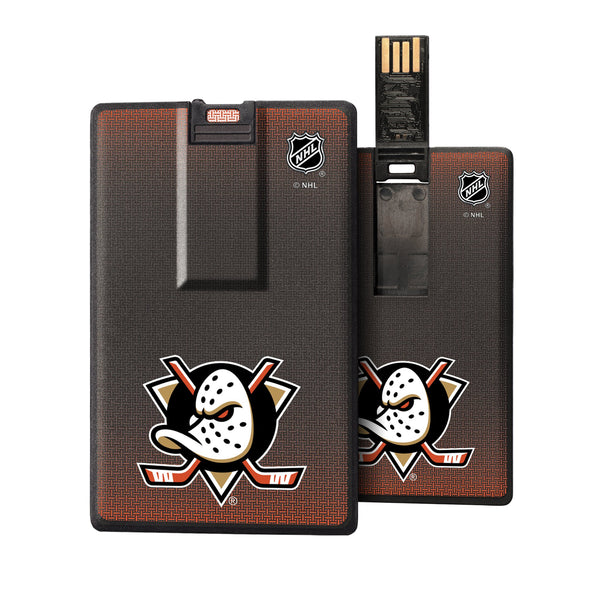 Anaheim Ducks Linen Credit Card USB Drive 32GB