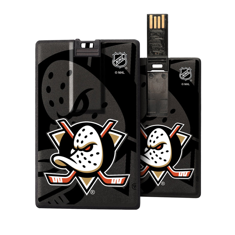 Anaheim Ducks Monocolor Tilt Credit Card USB Drive 32GB