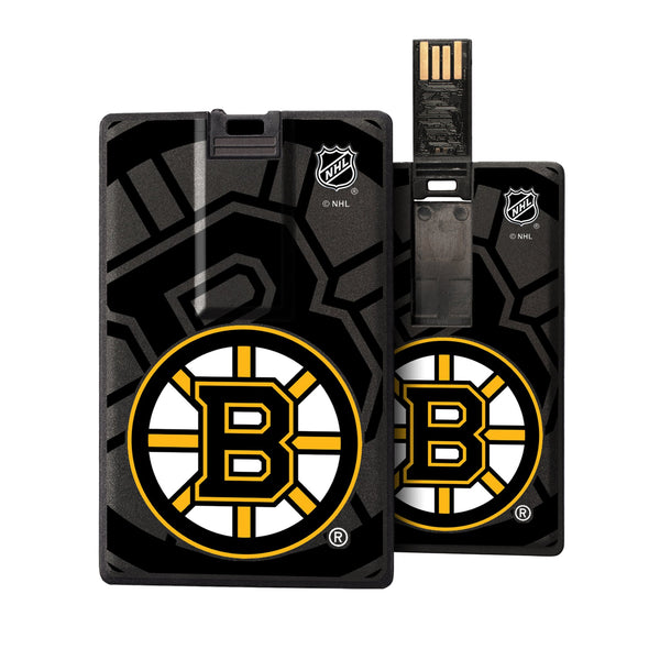 Boston Bruins Monocolor Tilt Credit Card USB Drive 32GB