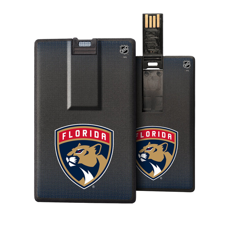 Florida Panthers Linen Credit Card USB Drive 32GB