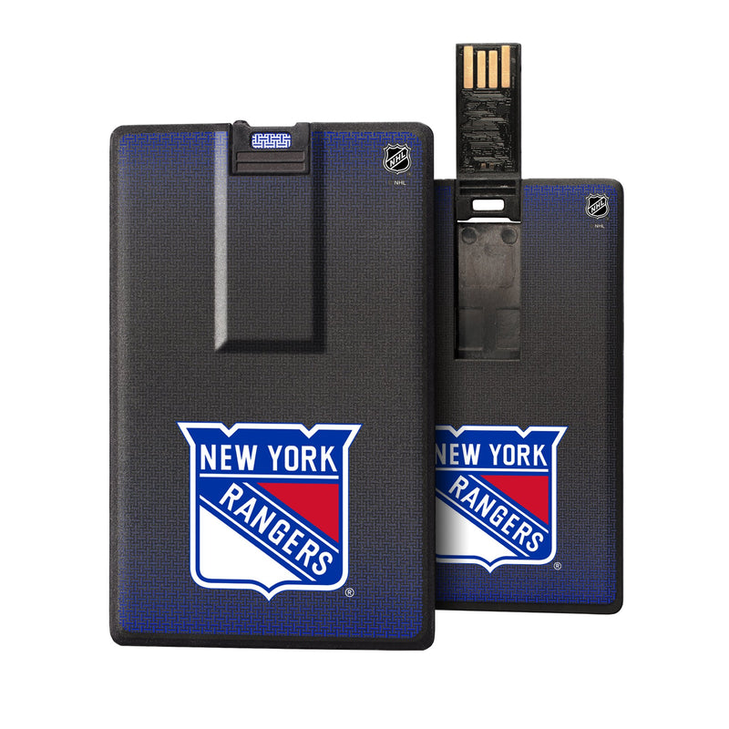 New York Rangers Linen Credit Card USB Drive 32GB