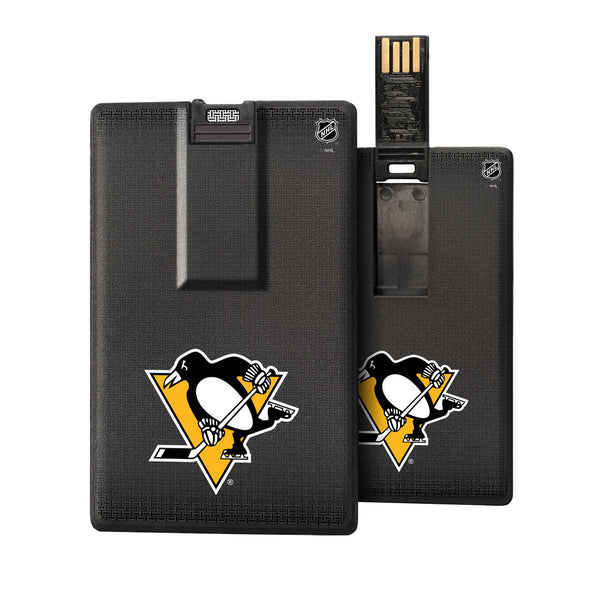 Pittsburgh Penguins Linen Credit Card USB Drive 32GB