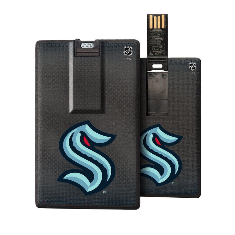 Seattle Kraken Linen Credit Card USB Drive 32GB