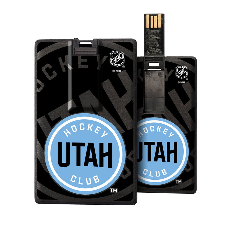 Utah Hockey Club Monocolor Tilt Credit Card USB Drive 32GB