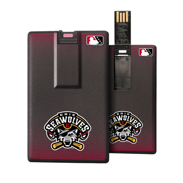 Erie SeaWolves Linen Credit Card USB Drive 32GB