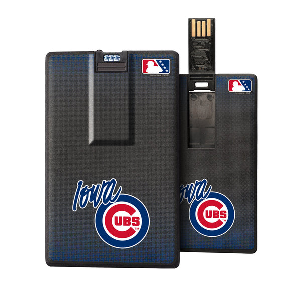 Iowa Cubs Linen Credit Card USB Drive 32GB