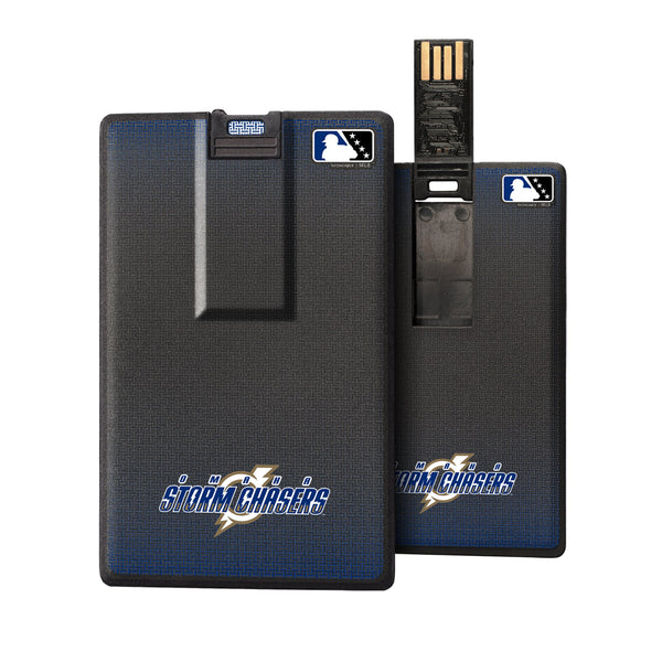 Omaha Storm Chasers Linen Credit Card USB Drive 32GB