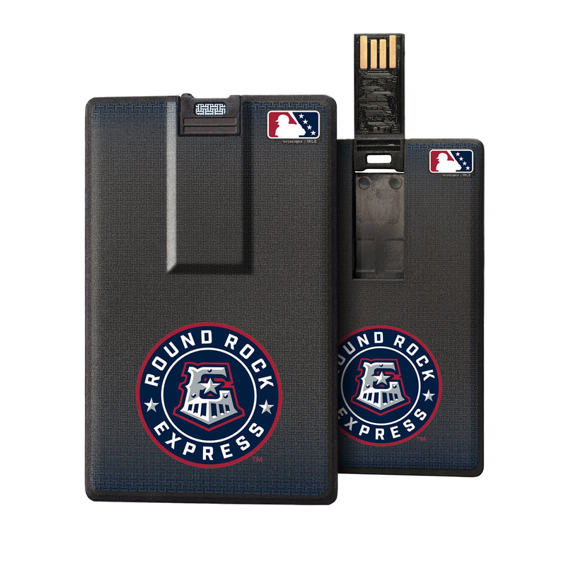 Round Rock Express Linen Credit Card USB Drive 32GB