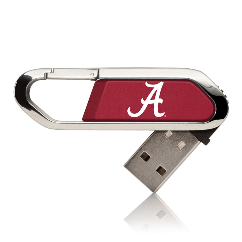 University of Alabama Crimson Tide Script A Solid USB 32GB Clip Style Flash Drive