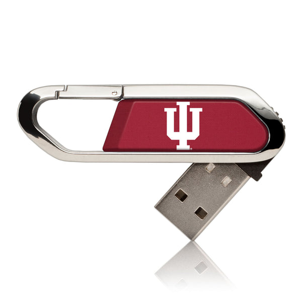 Indiana University Hoosiers Solid USB 32GB Clip Style Flash Drive