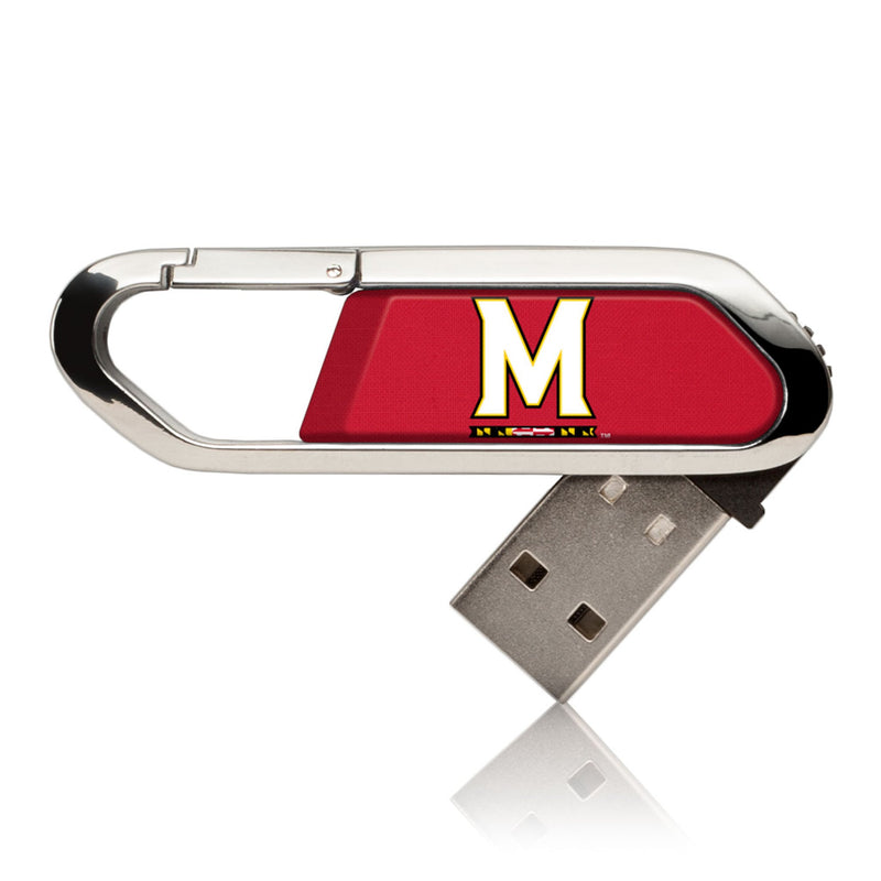 University of Maryland Terrapins Solid USB 32GB Clip Style Flash Drive