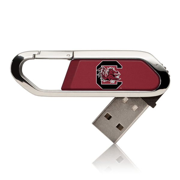 University of South Carolina Gamecocks Solid USB 32GB Clip Style Flash Drive