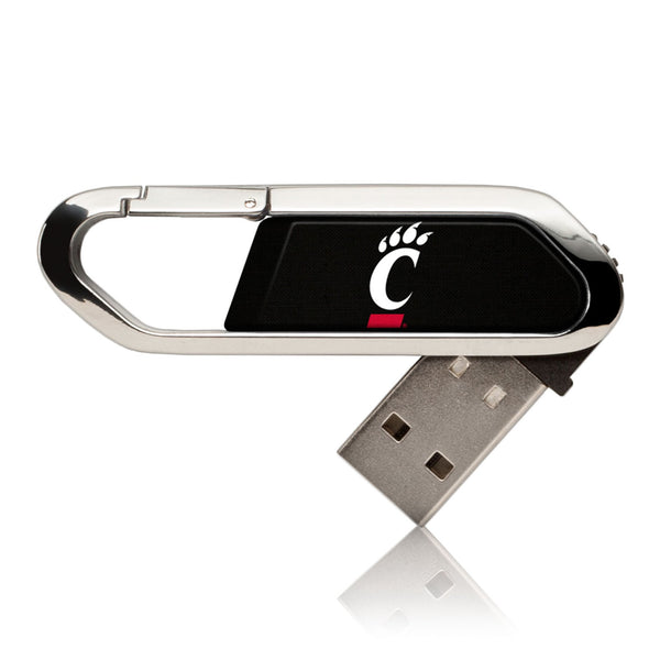 University of Cincinnati Bearcats Solid USB 32GB Clip Style Flash Drive