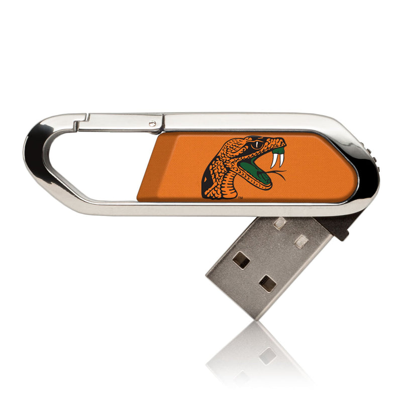 Florida A&M University Rattlers Solid USB 32GB Clip Style Flash Drive