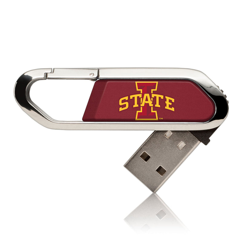 Iowa State University Cyclones Solid USB 32GB Clip Style Flash Drive