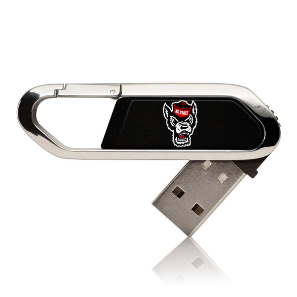 North Carolina State University Wolfpack Solid USB 32GB Clip Style Flash Drive