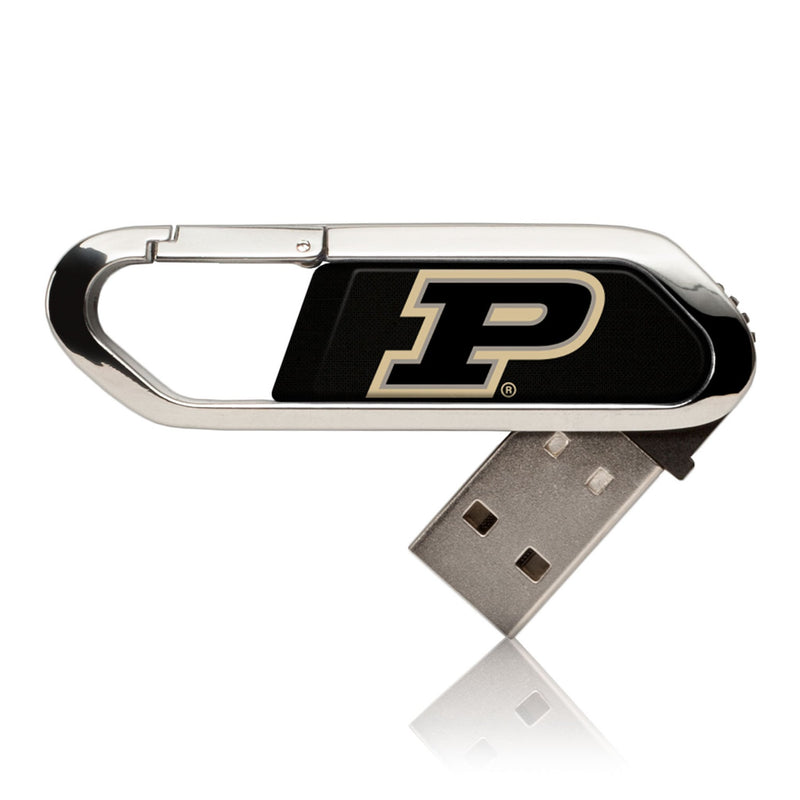 Purdue University Boilermakers Solid USB 32GB Clip Style Flash Drive