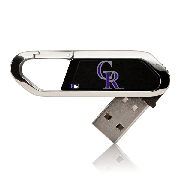 Colorado Rockies Solid USB 32GB Clip Style Flash Drive