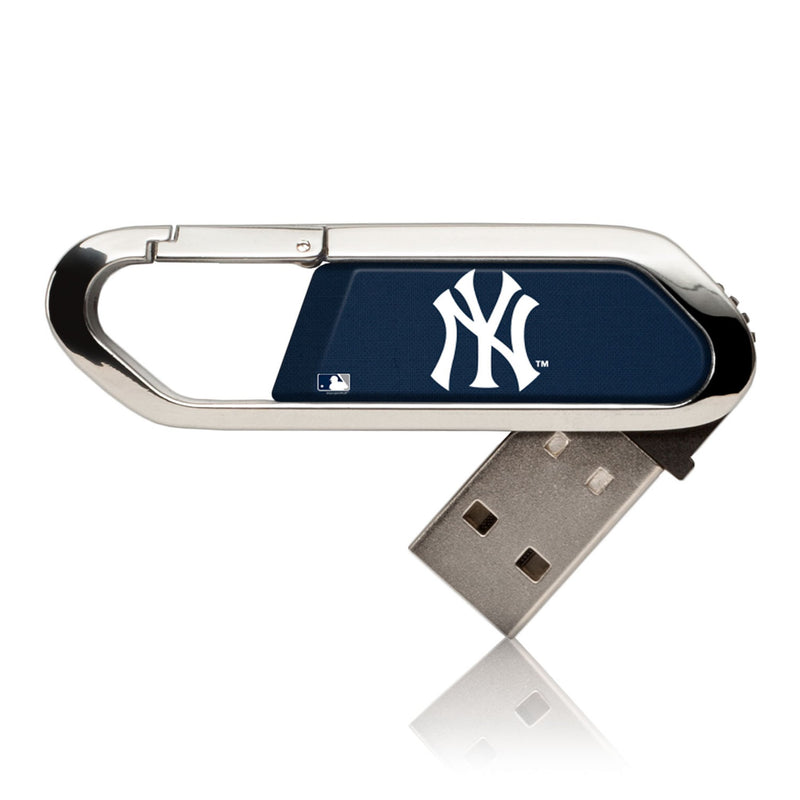 New York Yankees Solid USB 32GB Clip Style Flash Drive