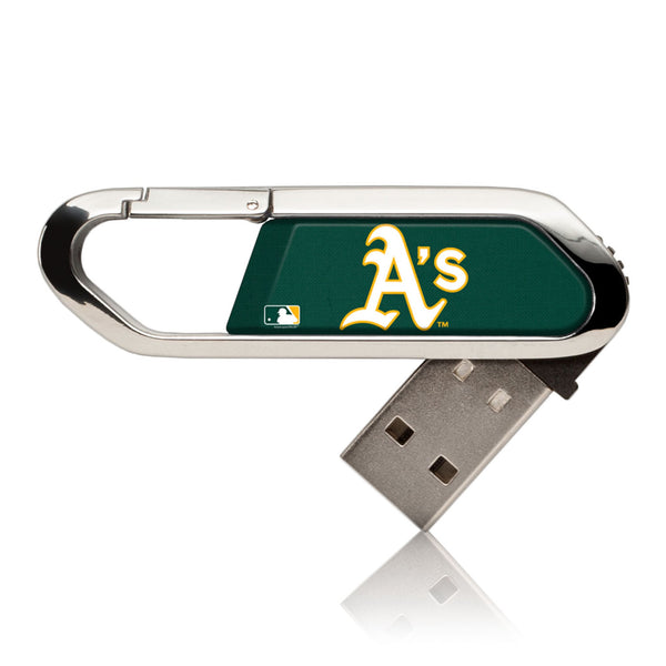 Oakland Athletics Solid USB 32GB Clip Style Flash Drive