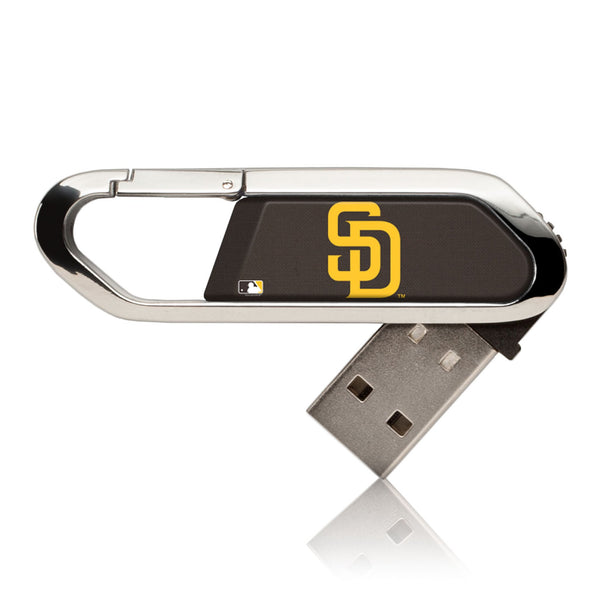 San Diego Padres Solid USB 32GB Clip Style Flash Drive