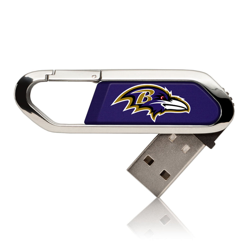 Baltimore Ravens Solid USB 32GB Clip Style Flash Drive