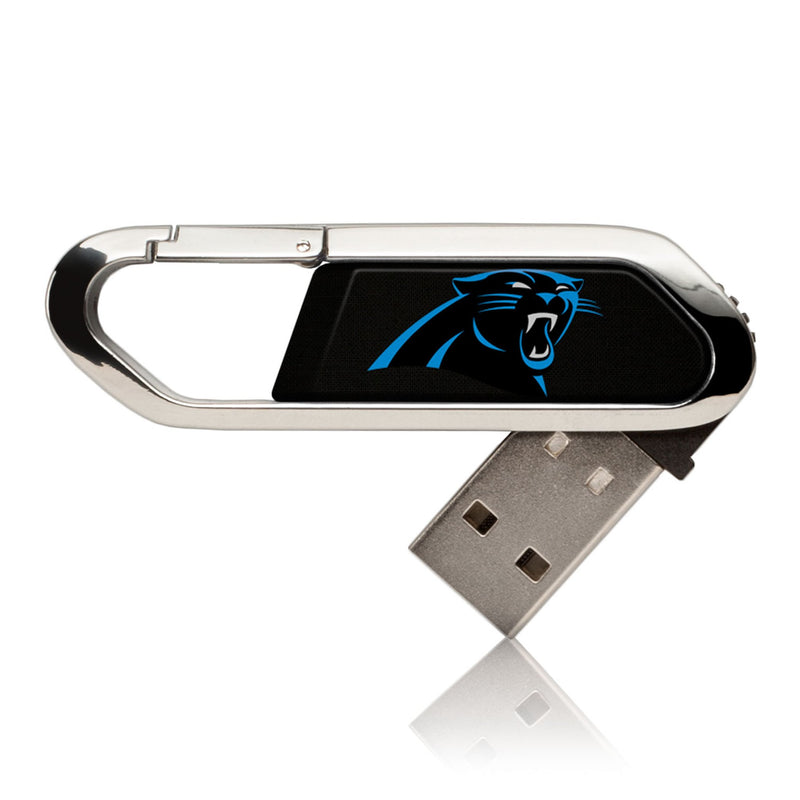 Carolina Panthers Solid USB 32GB Clip Style Flash Drive