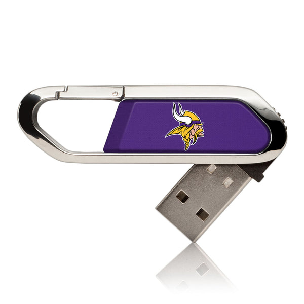 Minnesota Vikings Solid USB 32GB Clip Style Flash Drive