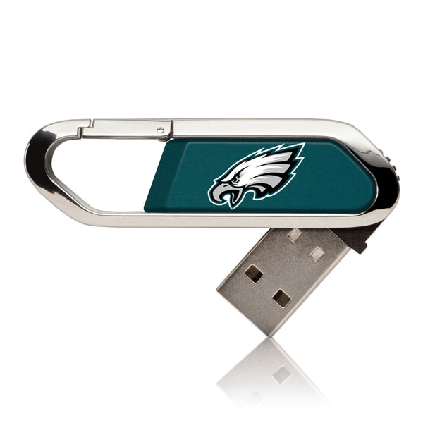 Philadelphia Eagles Solid USB 32GB Clip Style Flash Drive