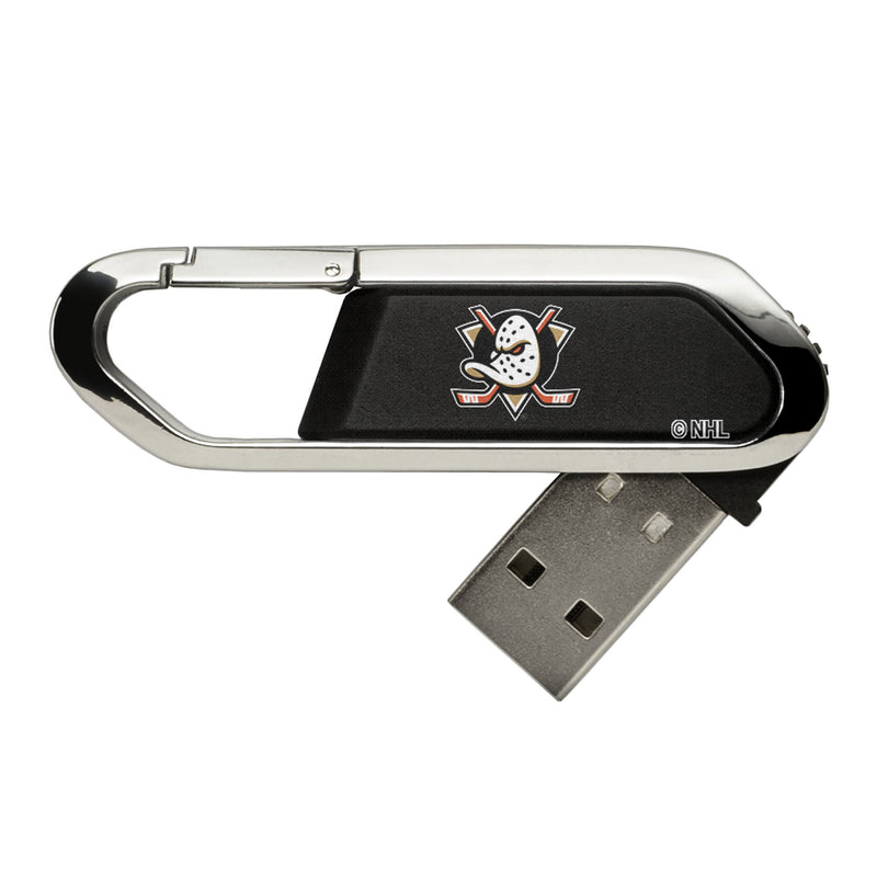 Anaheim Ducks Solid USB 32GB Clip Style Flash Drive