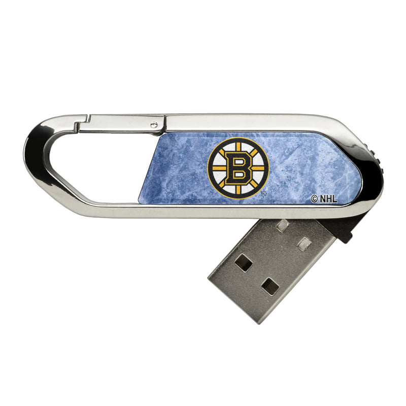 Boston Bruins Ice Flood USB 32GB Clip Style Flash Drive