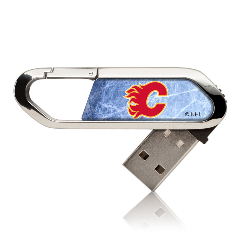 Calgary Flames Ice Flood USB 32GB Clip Style Flash Drive