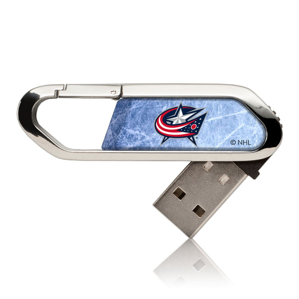 Columbus Blue Jackets Ice Flood USB 32GB Clip Style Flash Drive