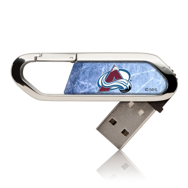 Colorado Avalanche Ice Flood USB 32GB Clip Style Flash Drive