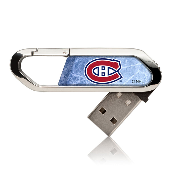 Montreal Canadiens Ice Flood USB 32GB Clip Style Flash Drive