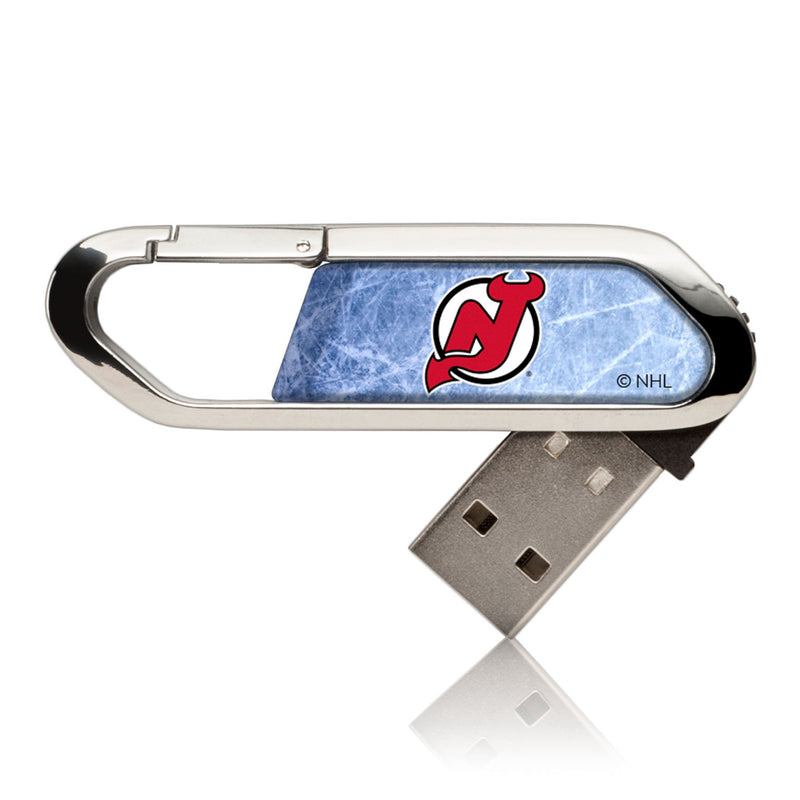 New Jersey Devils Ice Flood USB 32GB Clip Style Flash Drive