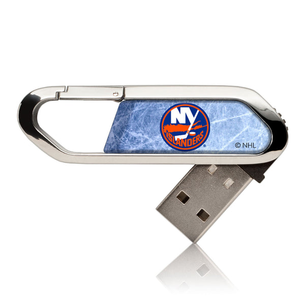 New York Islanders Ice Flood USB 32GB Clip Style Flash Drive